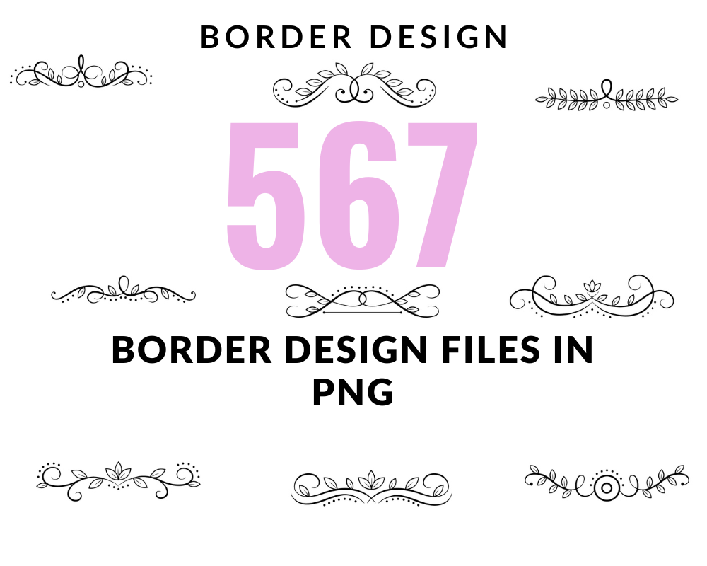 Border Design & Png Files