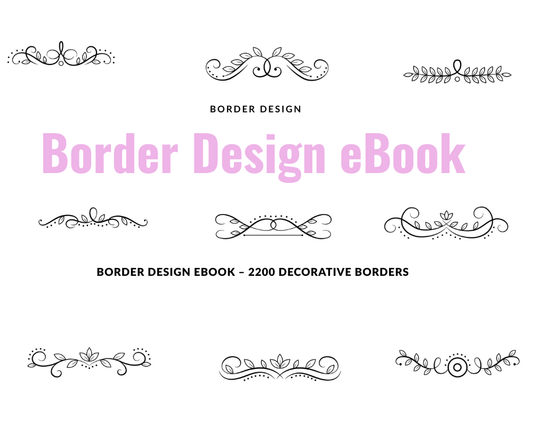 Border Design eBook – 2200 Decorative Borders