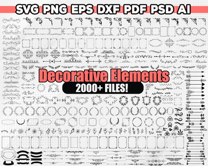 Decorative Elements Pack – Ornaments