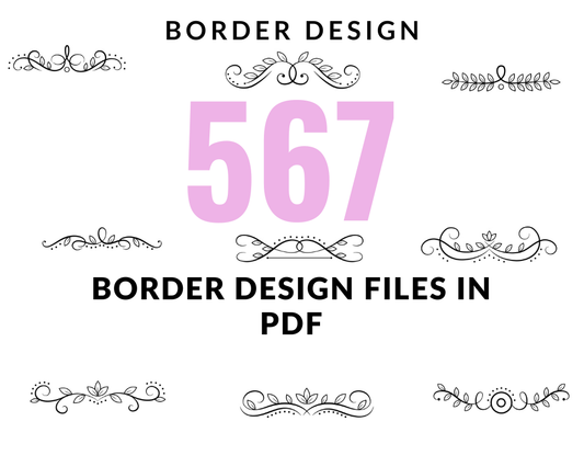 Border Design – High-Quality Borders, Frames & Templates